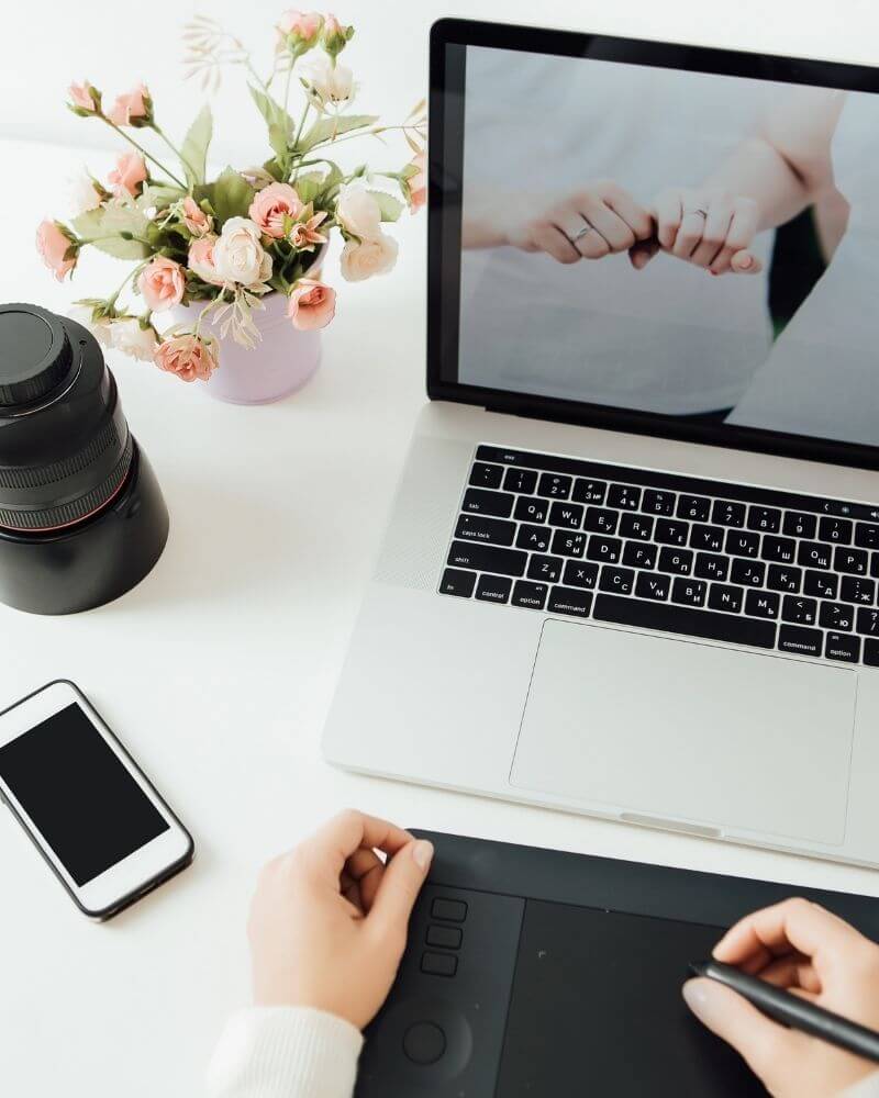 Fotoretusche mit Macbook