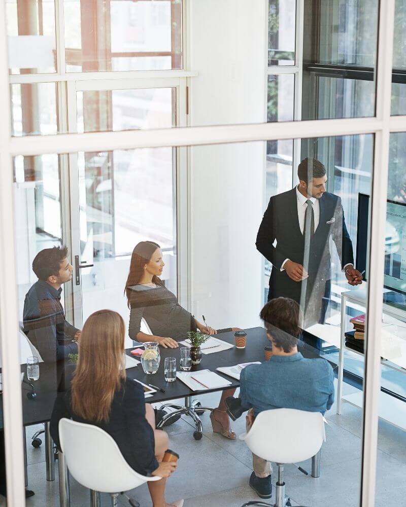 Teammeeting im Office