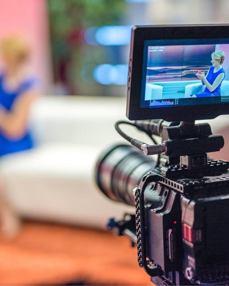 Kamera im TV Studio